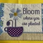 Mug Rug - "Bloom"