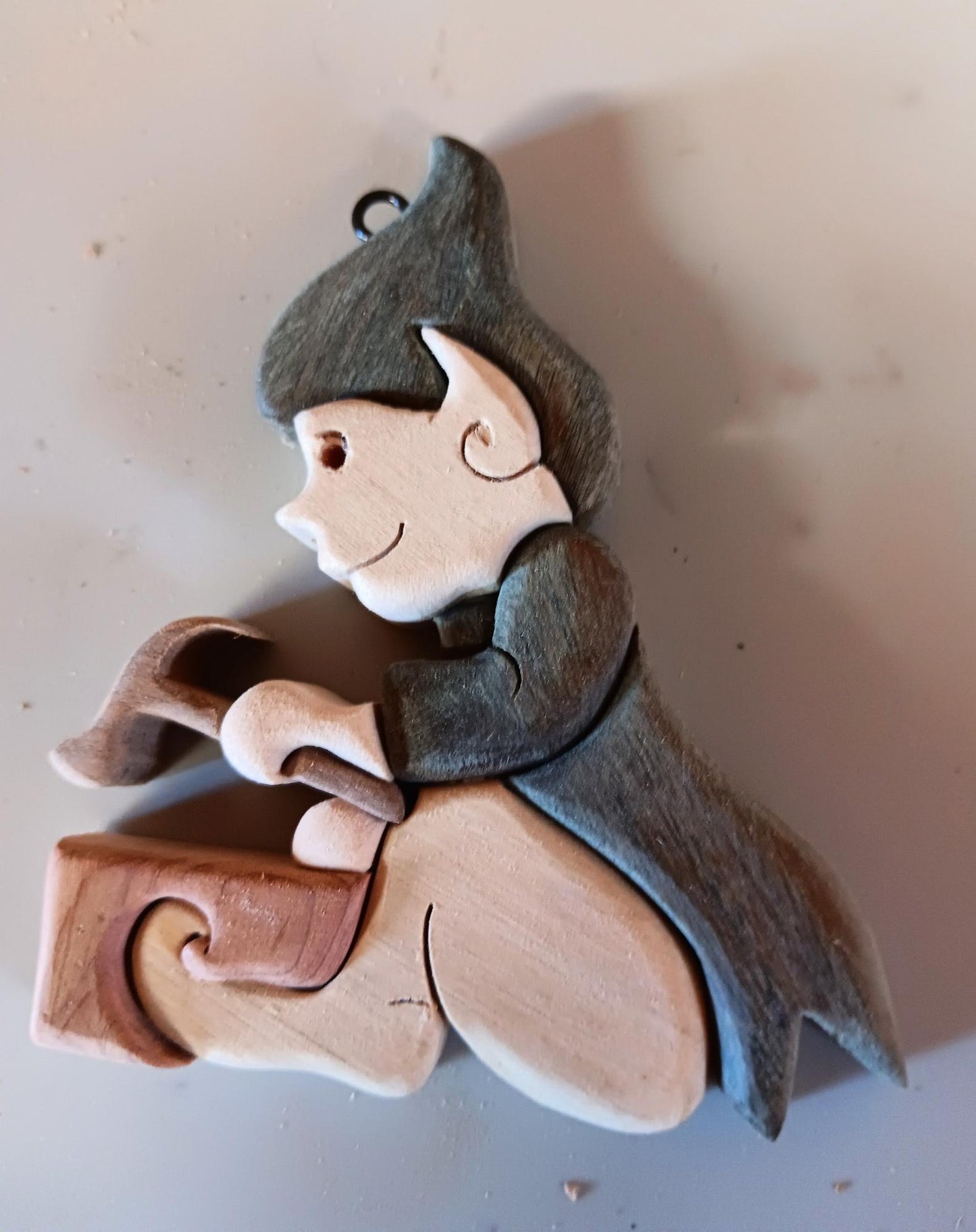 Ornament - Elf with Hammer