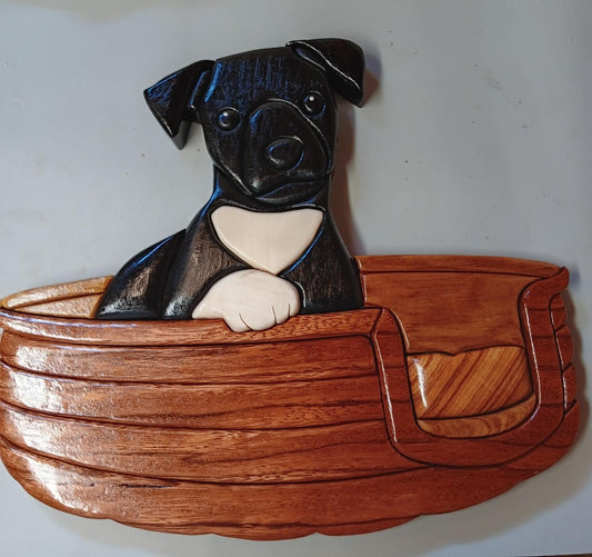 Dog in a Basket