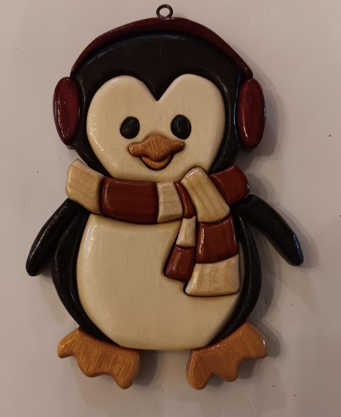 Ornament - Penguin with Ear Muffs